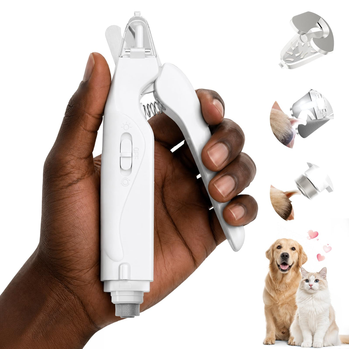Dog Nail Clippers with Light and Dog Nail Grinder M8536