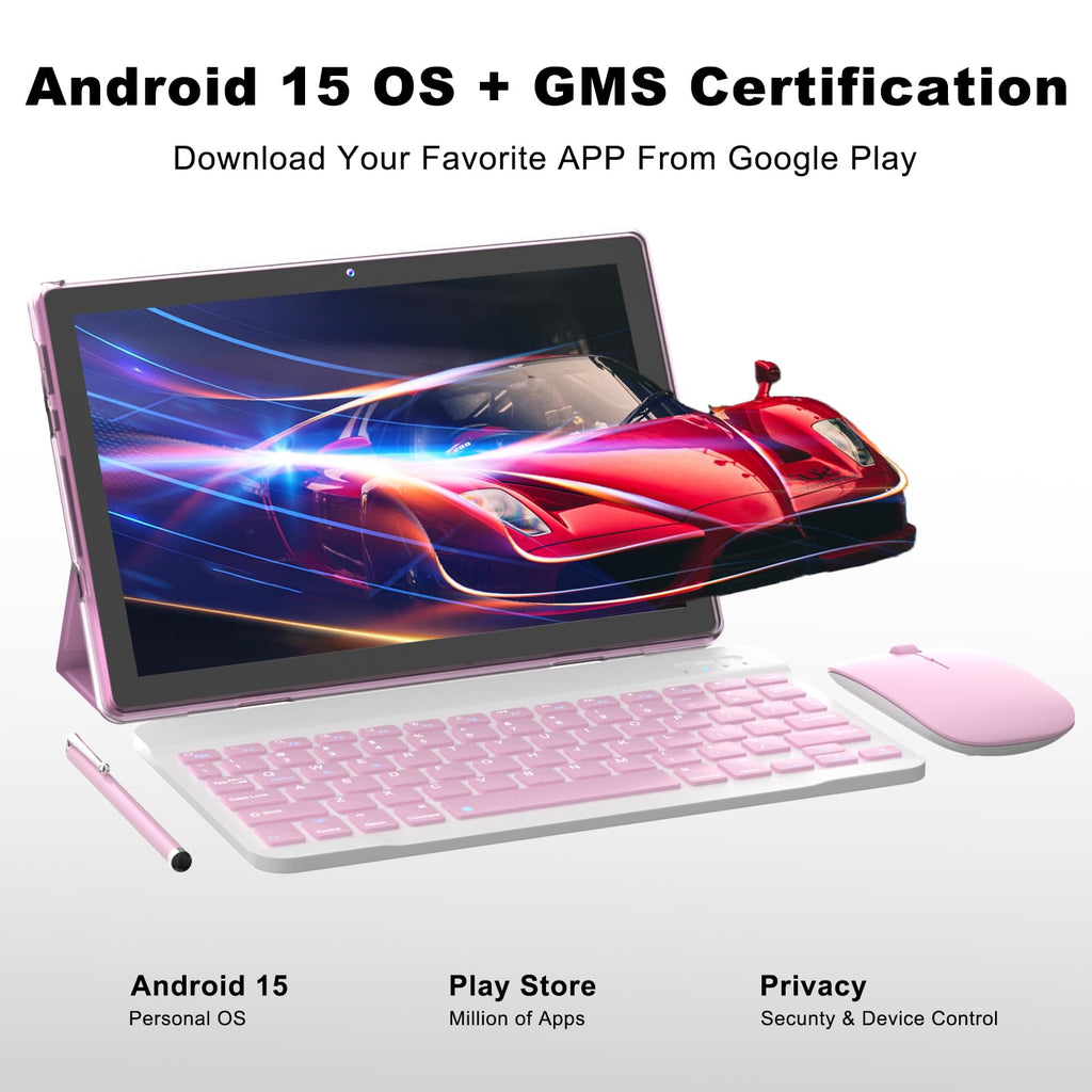 10 Inch Android Tablet with Keyboard 12GB RAM 64GB ROM X48523