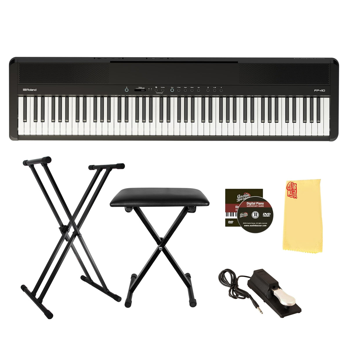 88-Key Digital Piano Black U86281