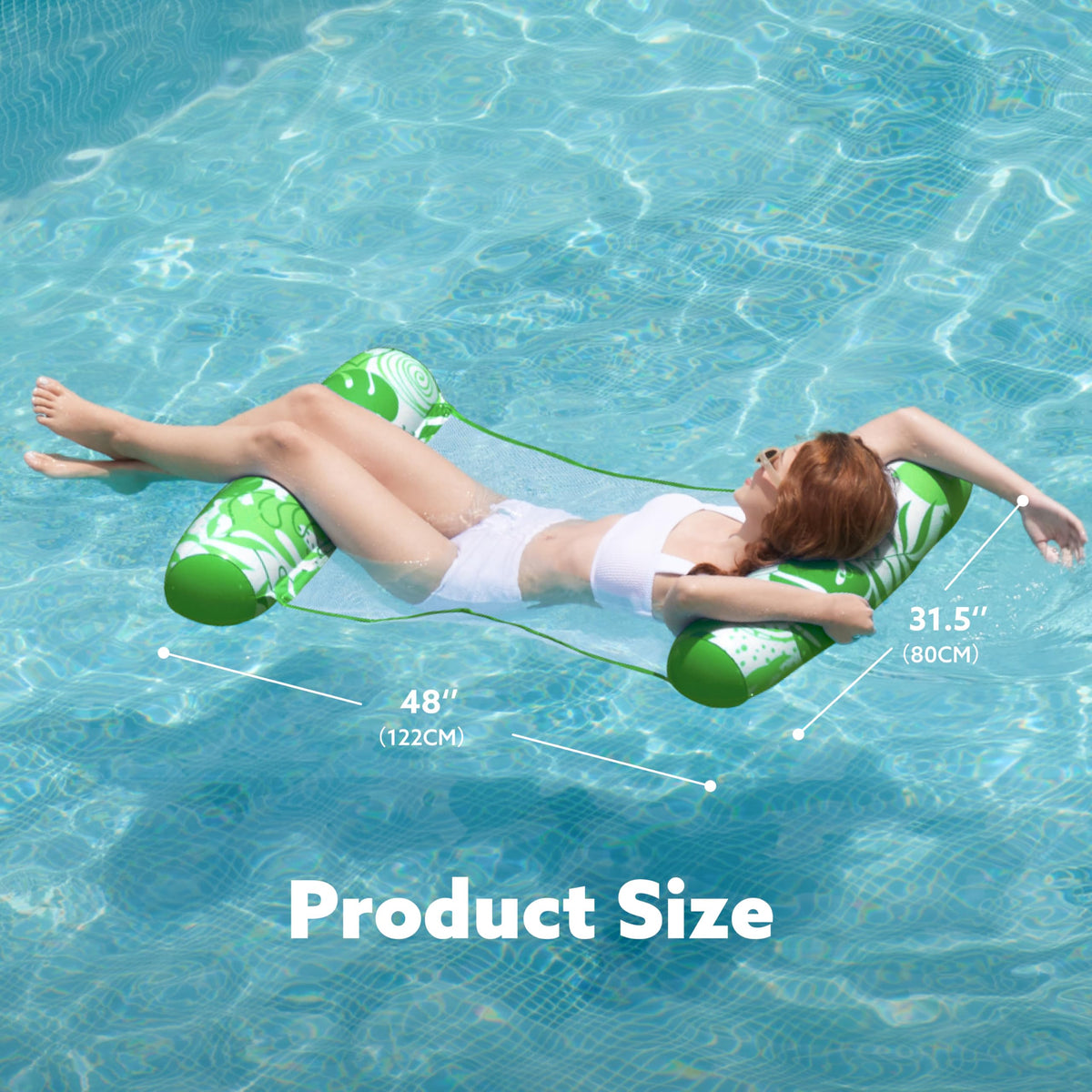 4 Packs Inflatable Pool Floats J818591