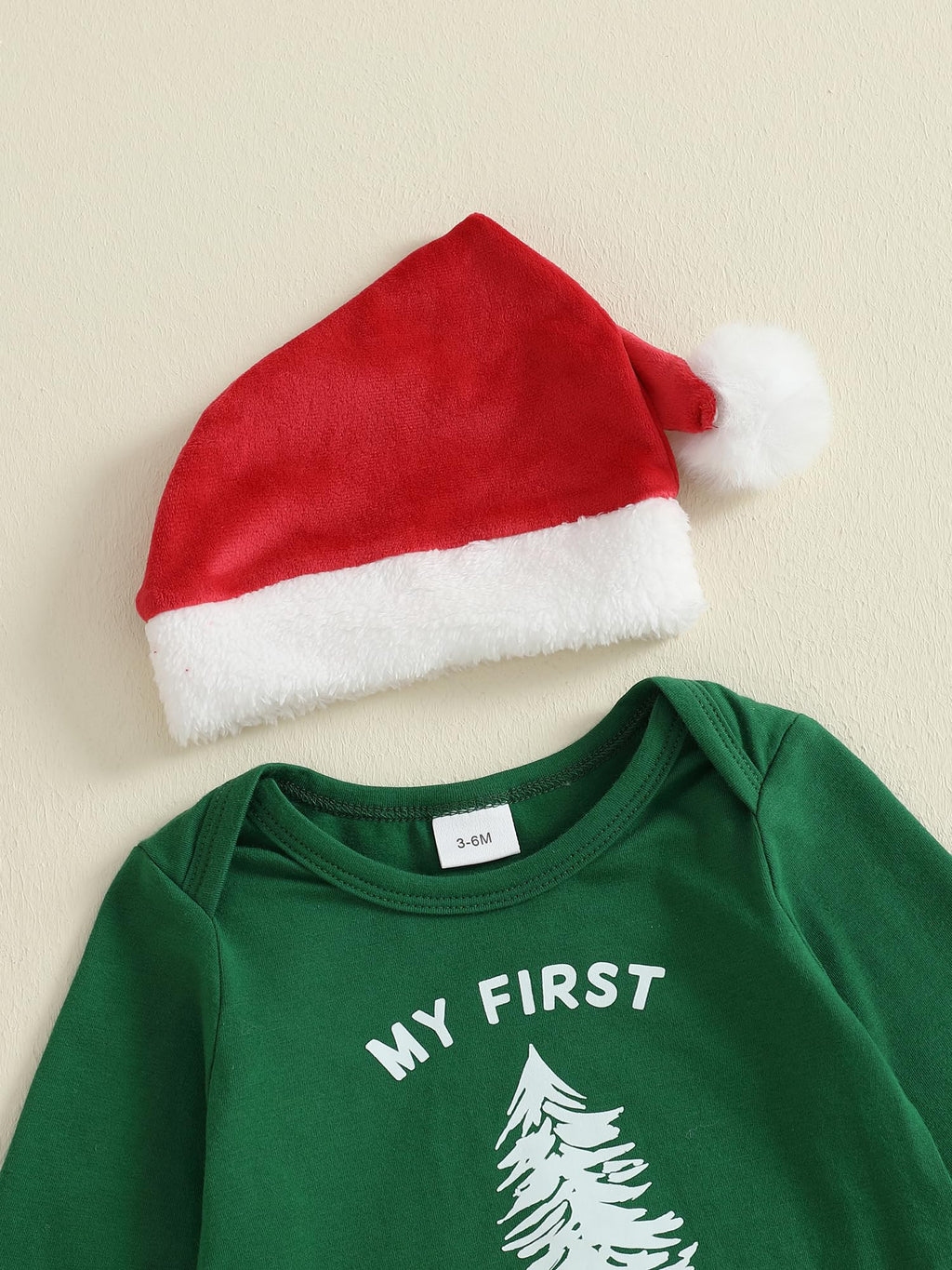 Christmas Baby Boy Outfit Newborn Romper Pant Headband O80750