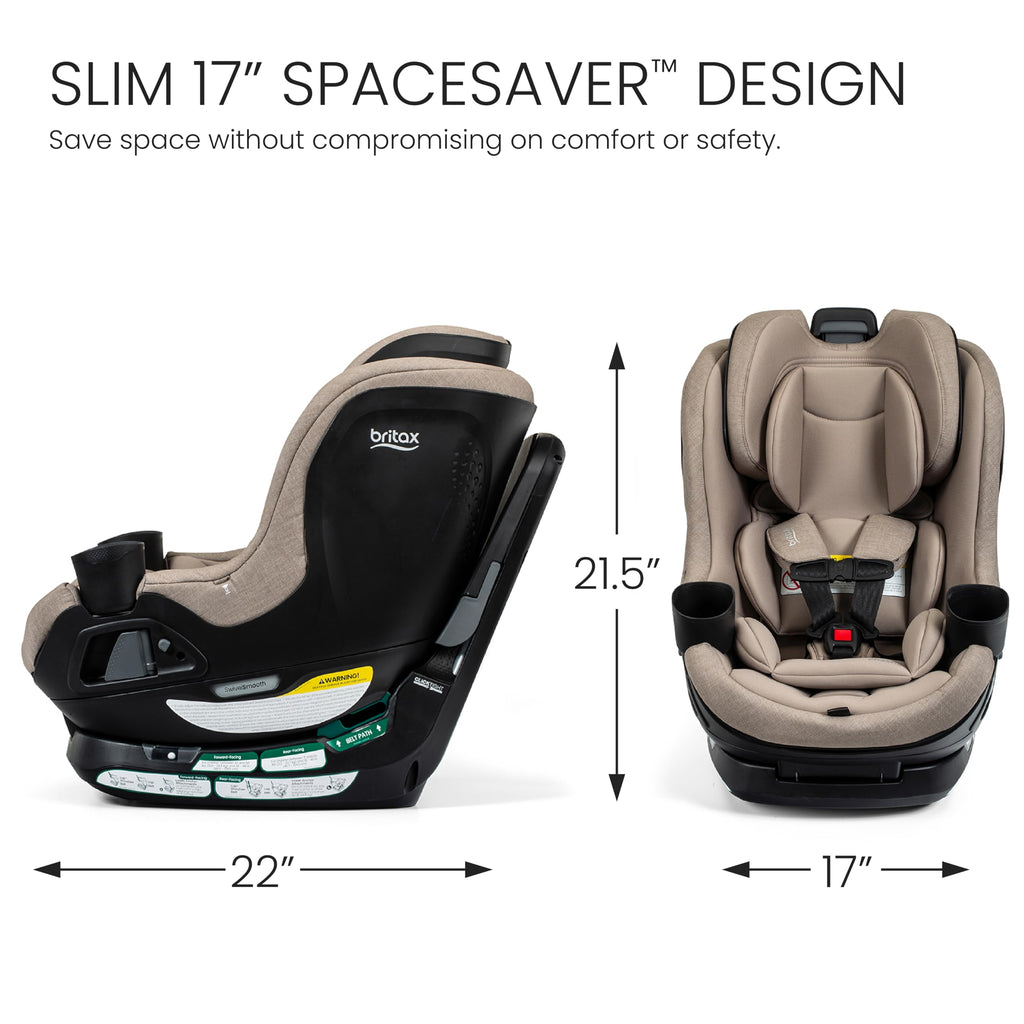 Teak Rotating Convertible Car Seat W724000