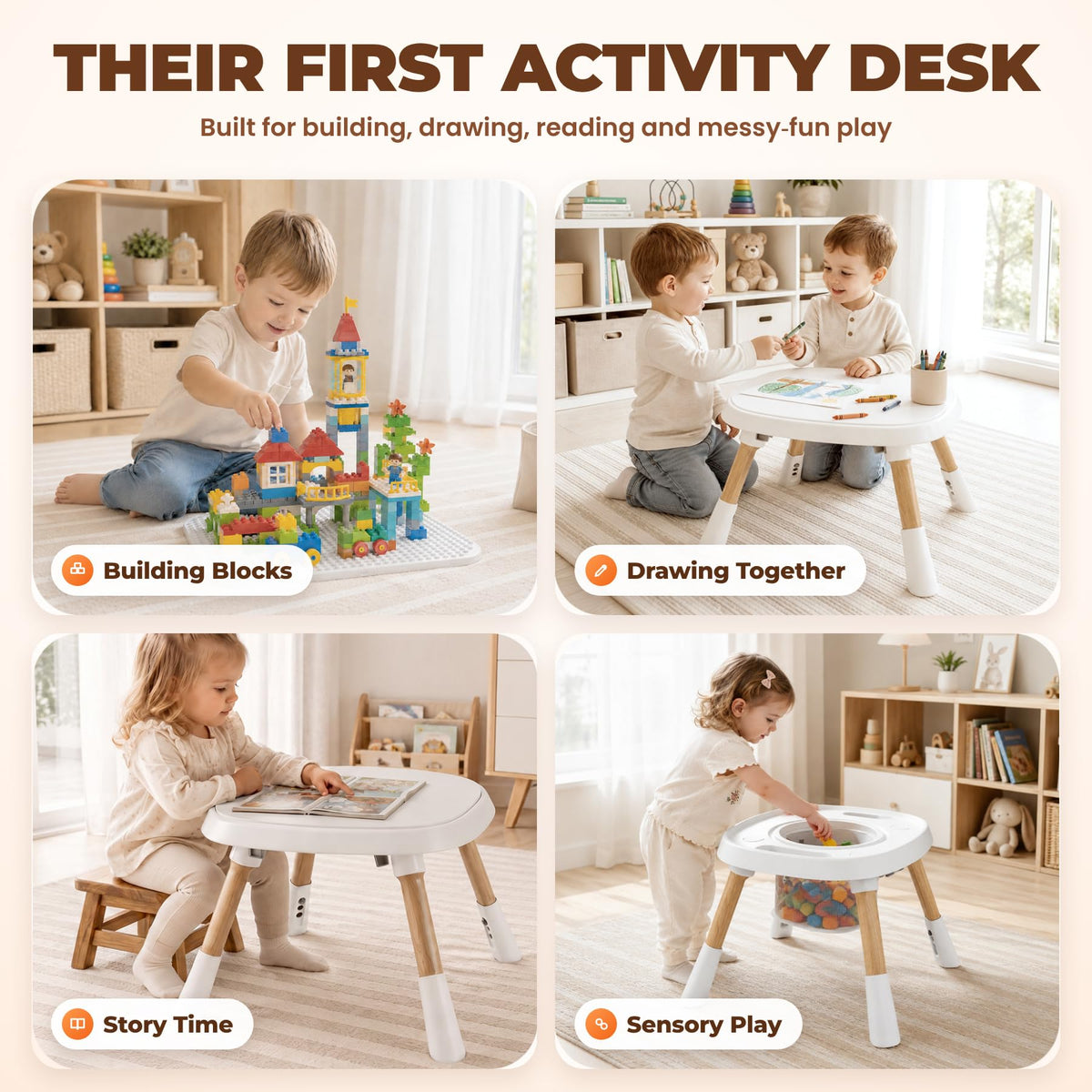 Baby Activity Center, 6-in-1 Stationary Jumper P748