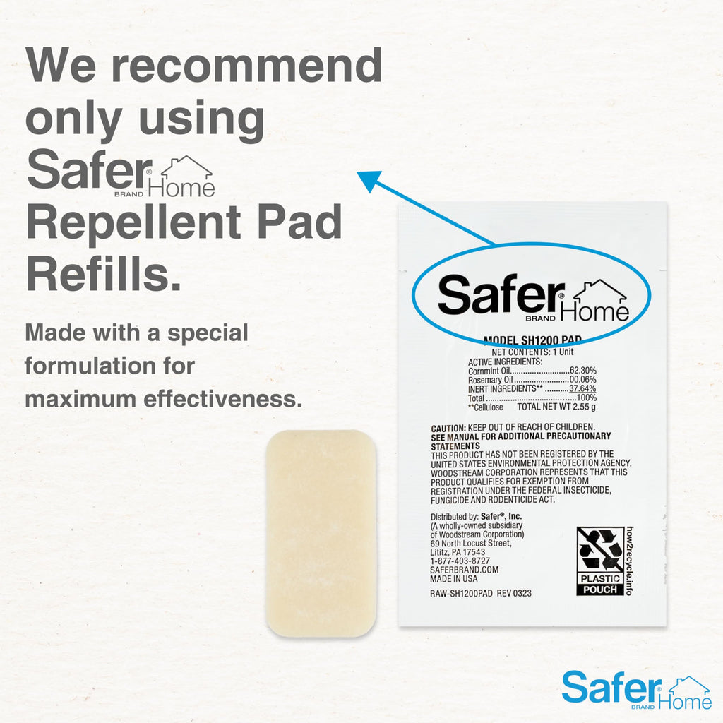 Natural Mosquito Repellent Refills 4 Pads N623