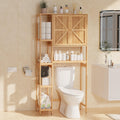 Bamboo Over-the-Toilet Storage Cabinet with Shelves H59255
