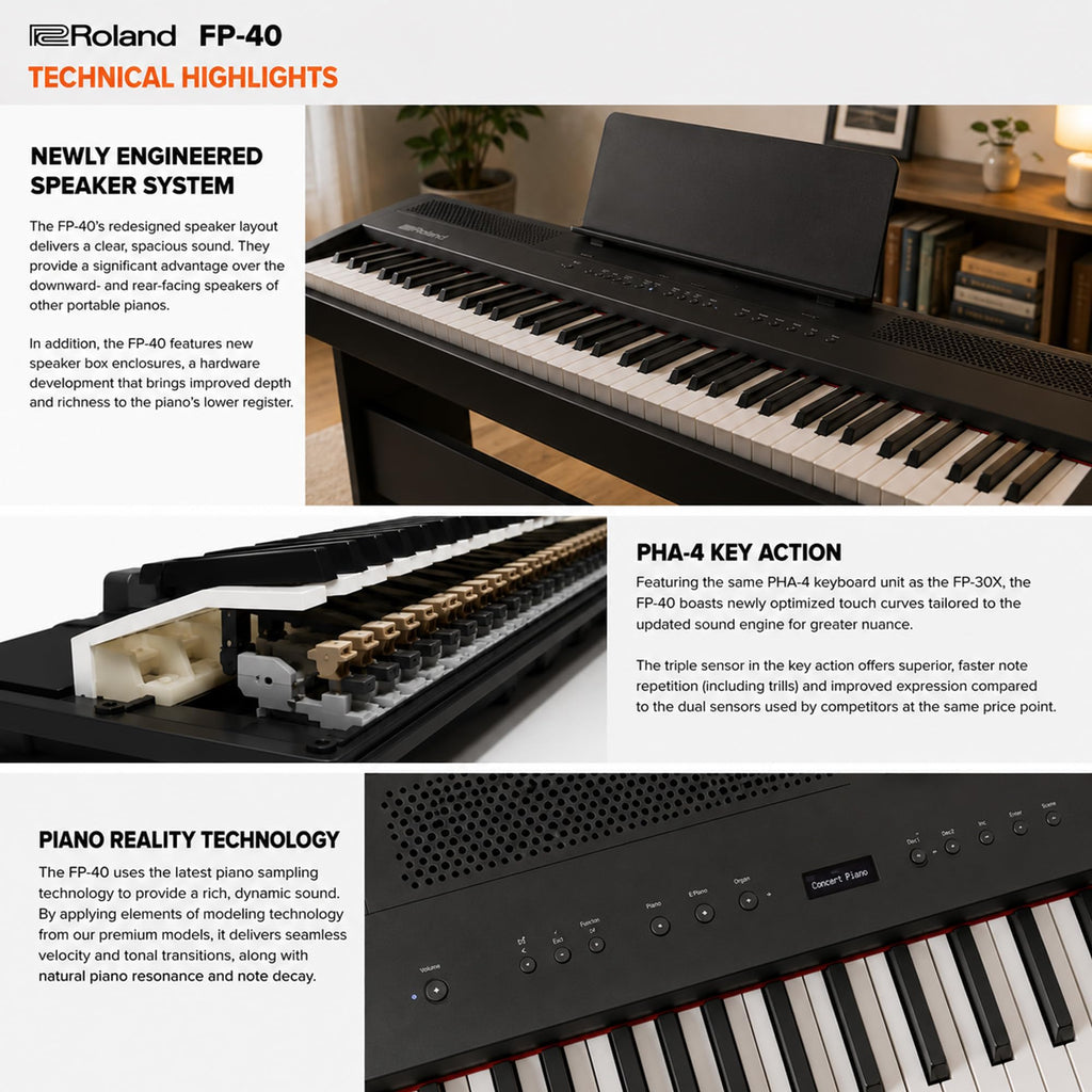 88-Key Digital Piano Black U86281