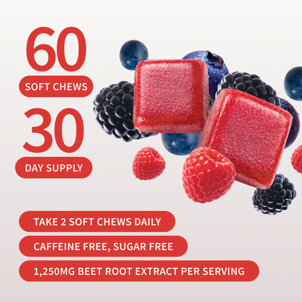 Nitric Oxide Beets Soft Chews + Heart Health Capsules F268