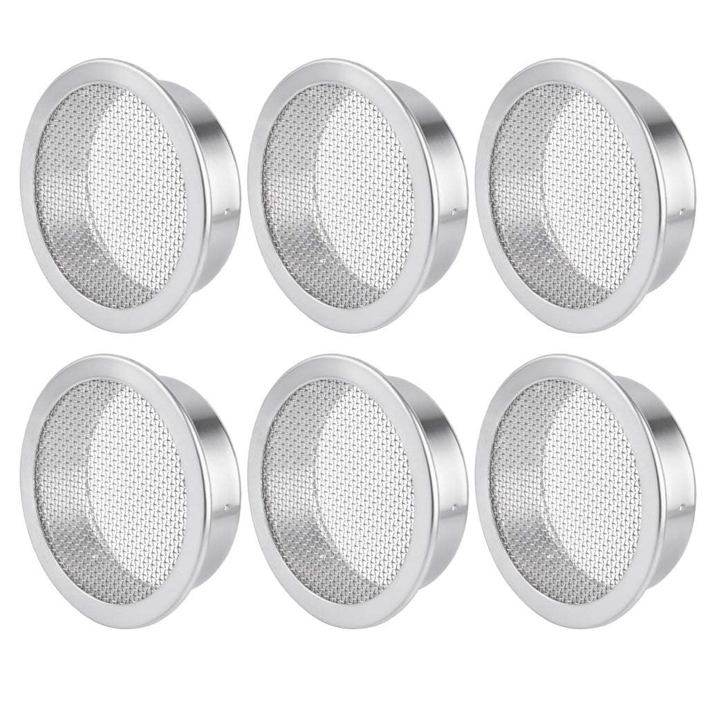 2-Inch Round Open Screen Vent 6 Pack V7950