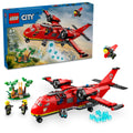 Fire Rescue Plane Toy with 3 Minifigures J88773