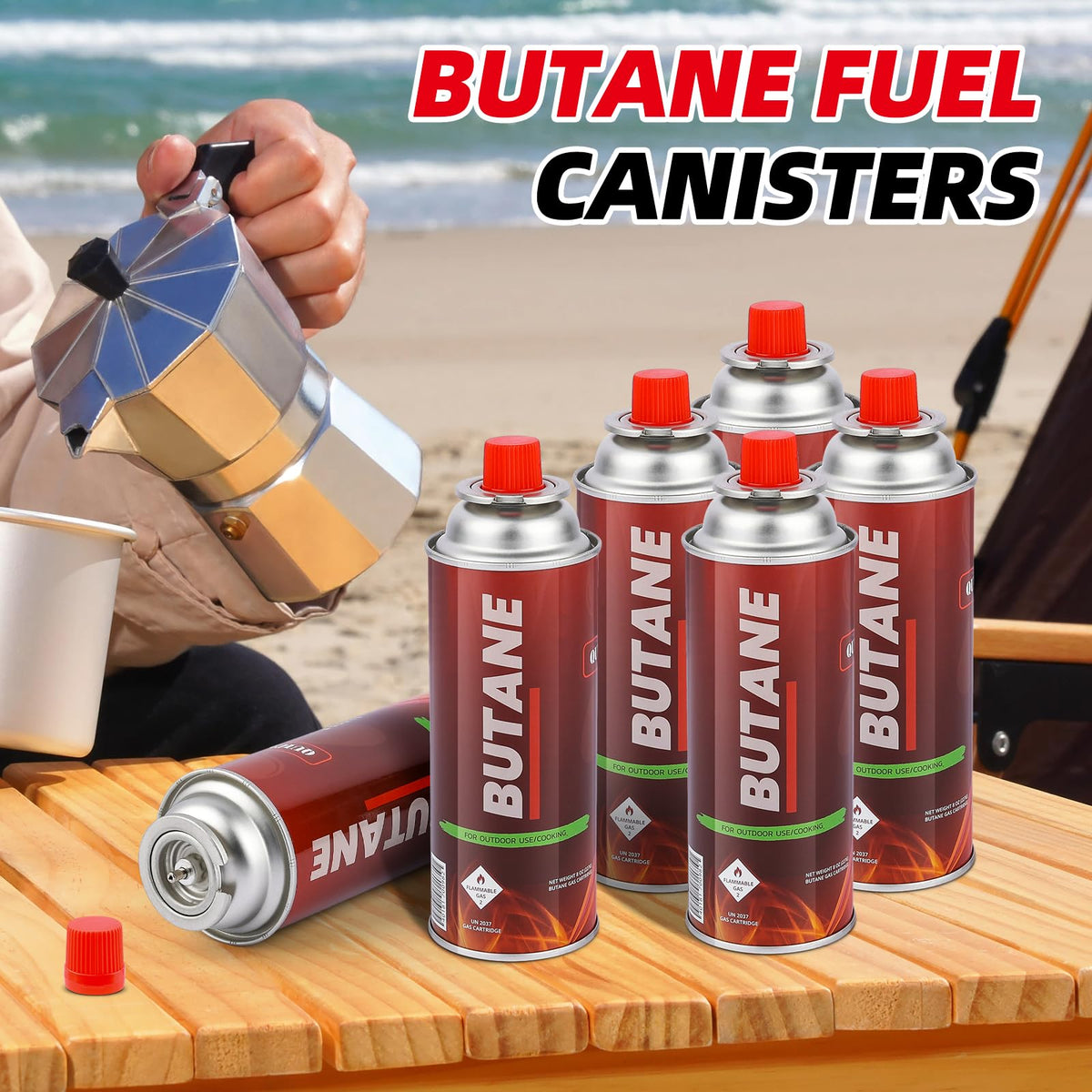 Butane Fuel Canisters 24 Pack T9851