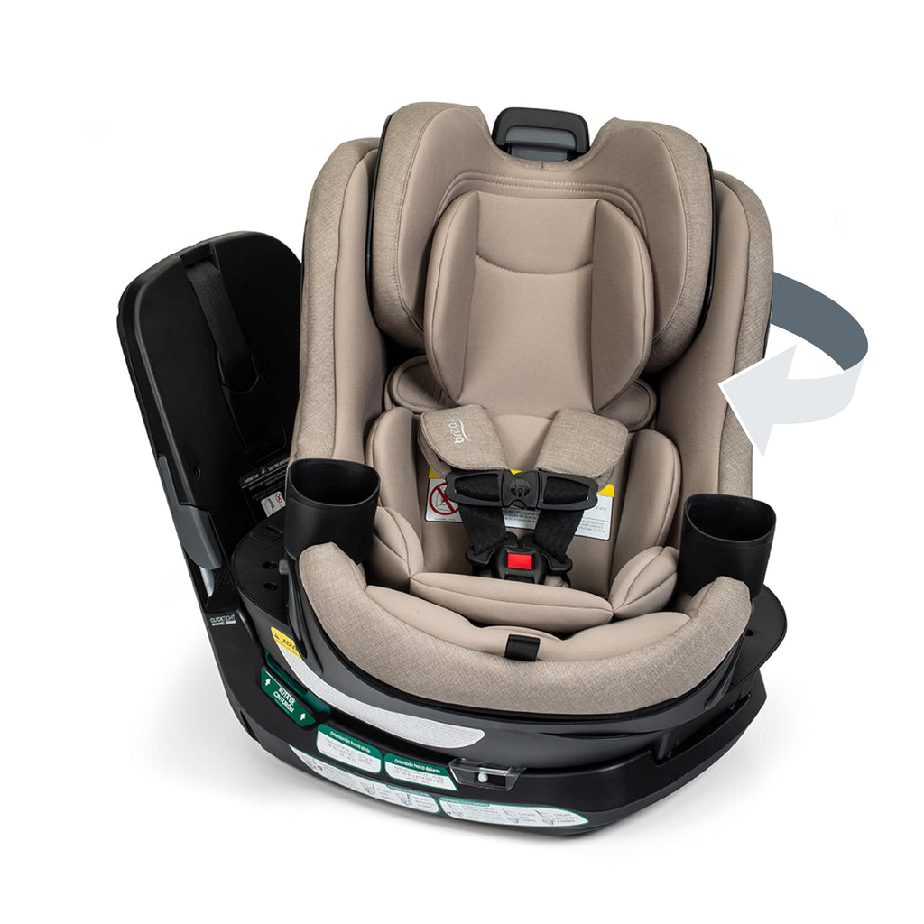 Teak Rotating Convertible Car Seat W724000