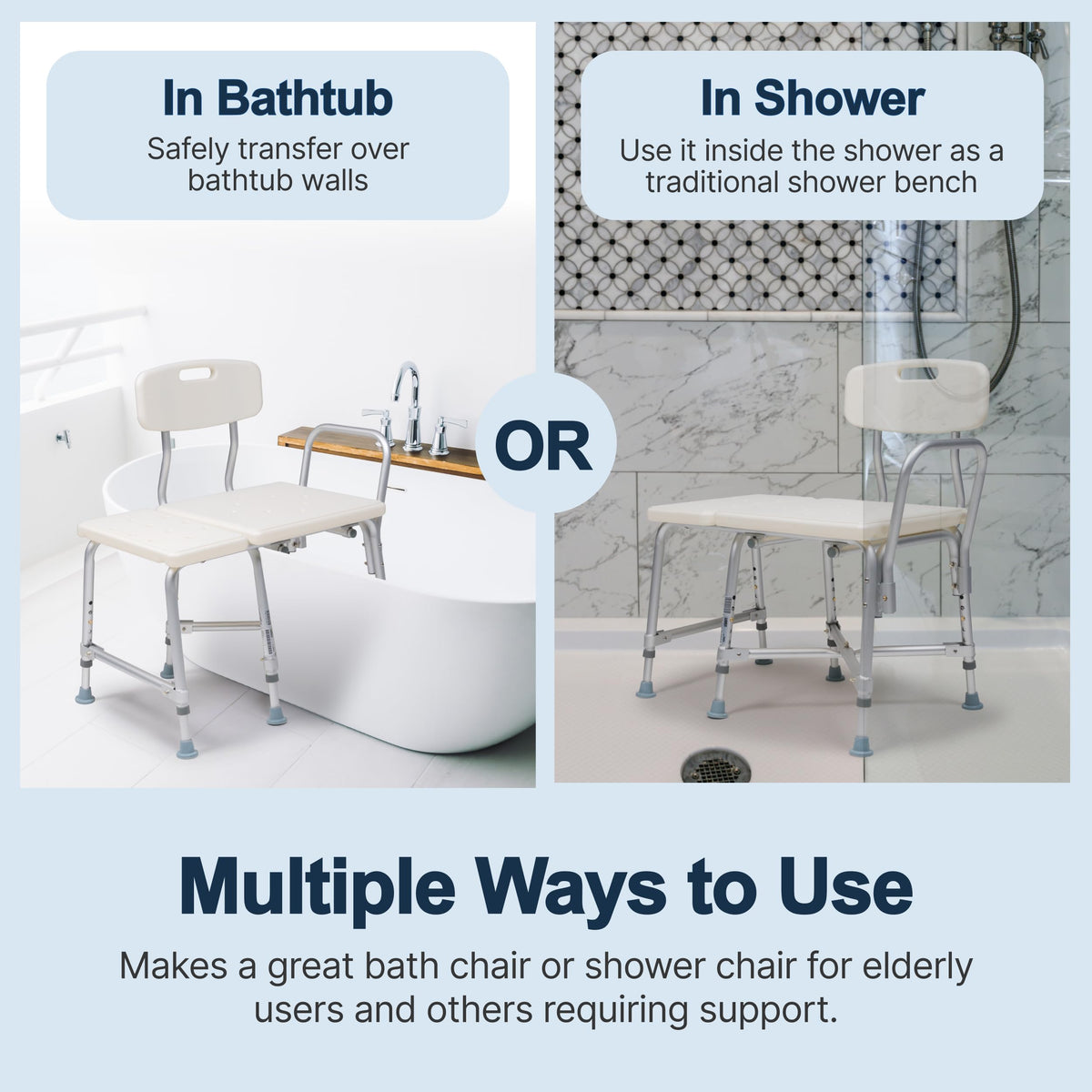 Heavy-Duty Bariatric Tub Transfer Bench I12271