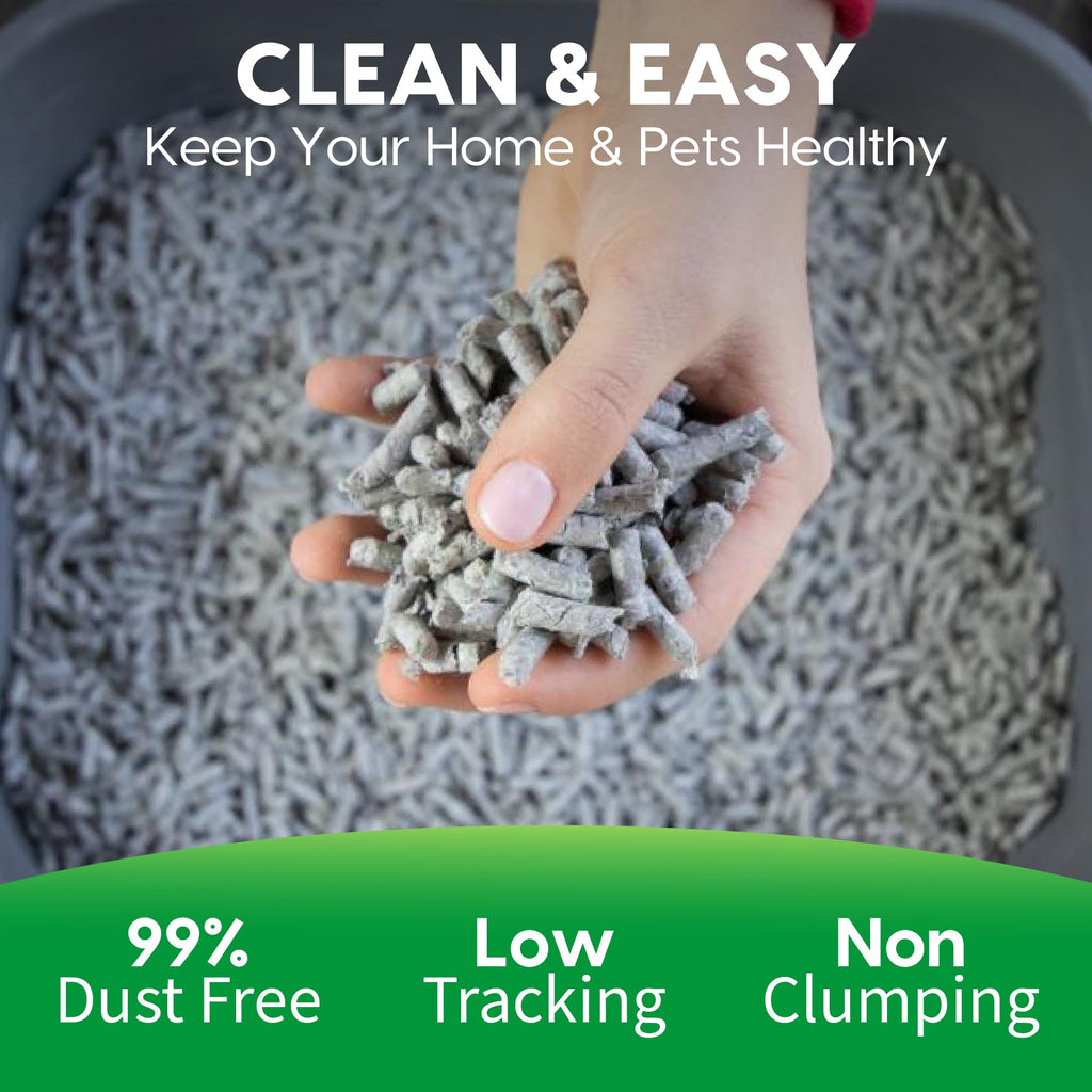 Non-Clumping Paper Cat Litter 25 Pound Y62805