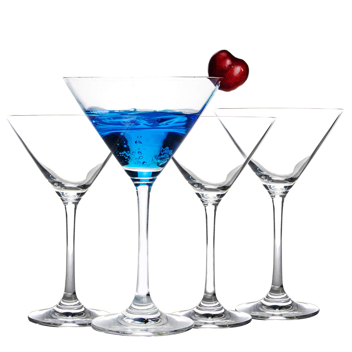 Clear 9 Ounce Set of 4 Martini Cocktail Glasses K529