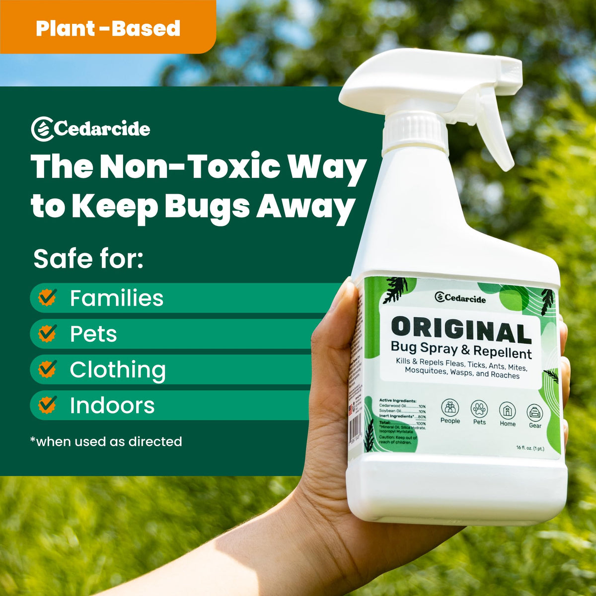 Cedar Oil Bug Spray 32oz V841318