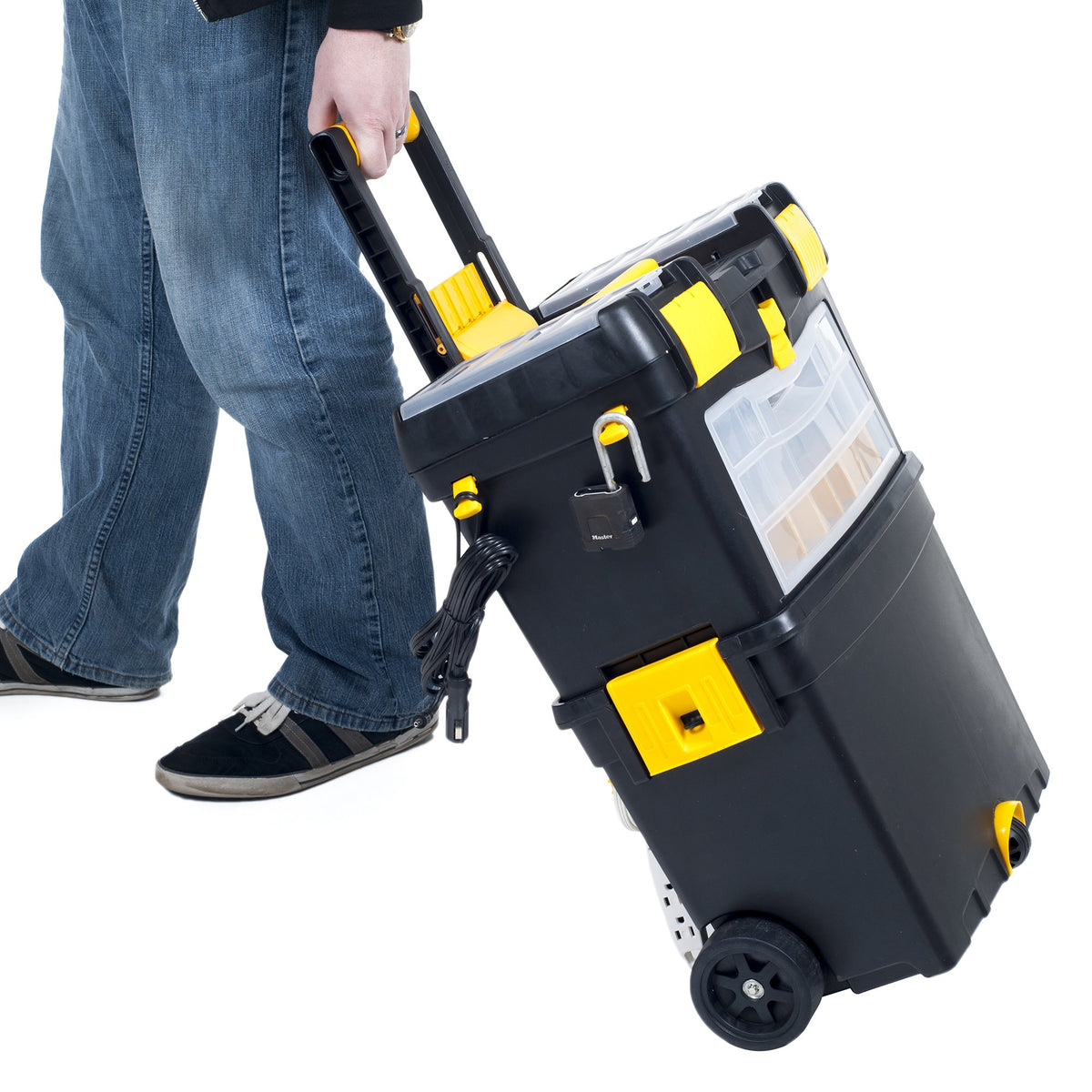 Portable Stackable Toolbox with Wheels and Drawers K335