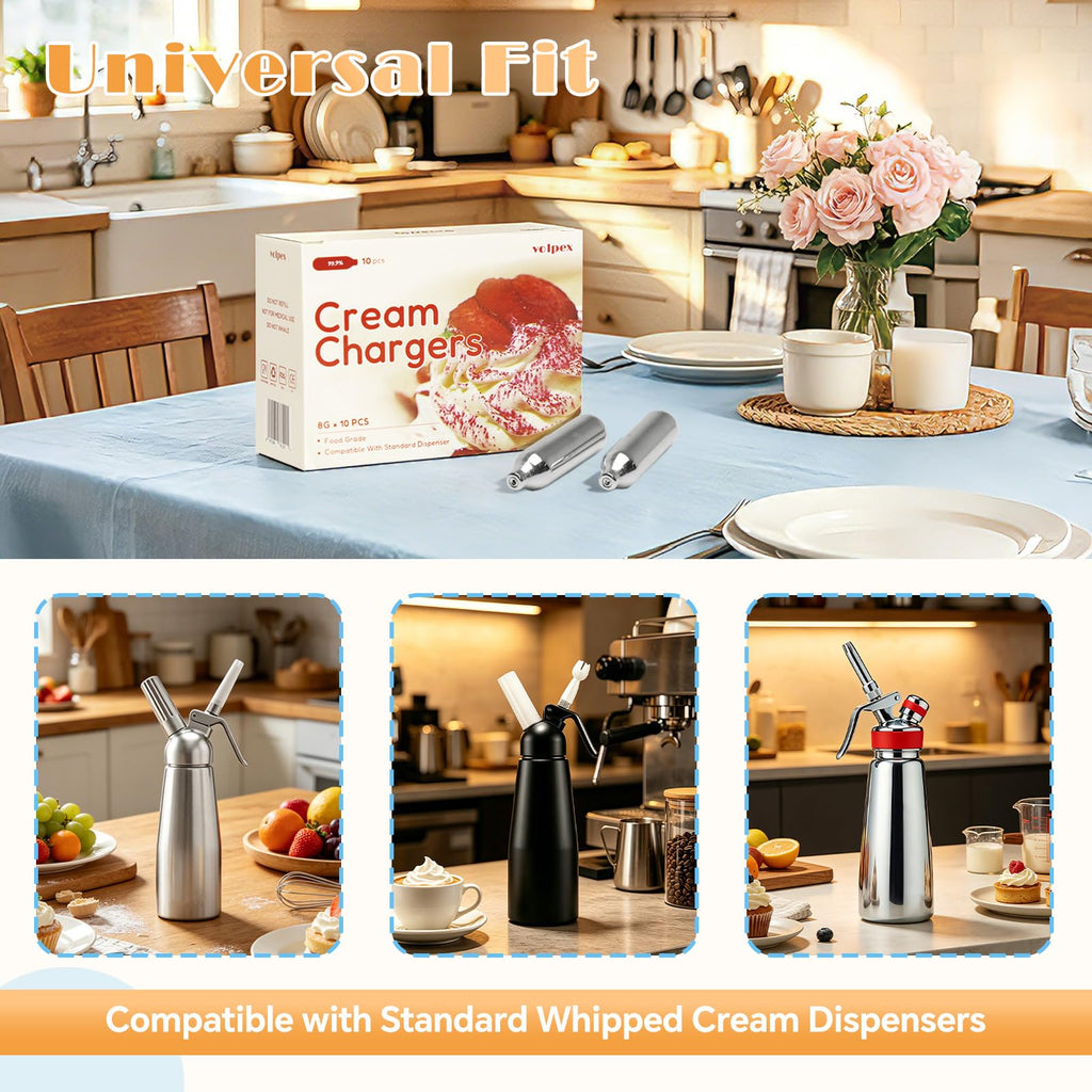 8g Whipped Cream Chargers Food Grade X72454