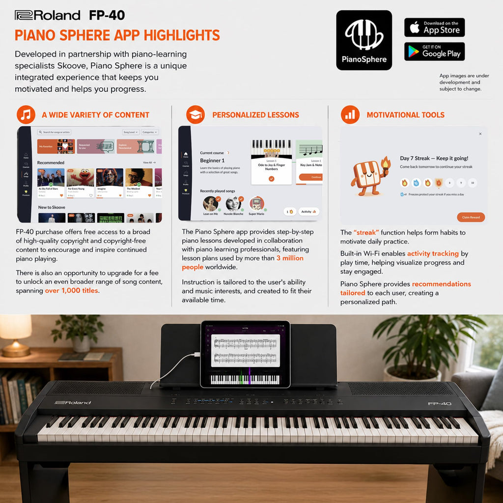 88-Key Digital Piano Black U86281