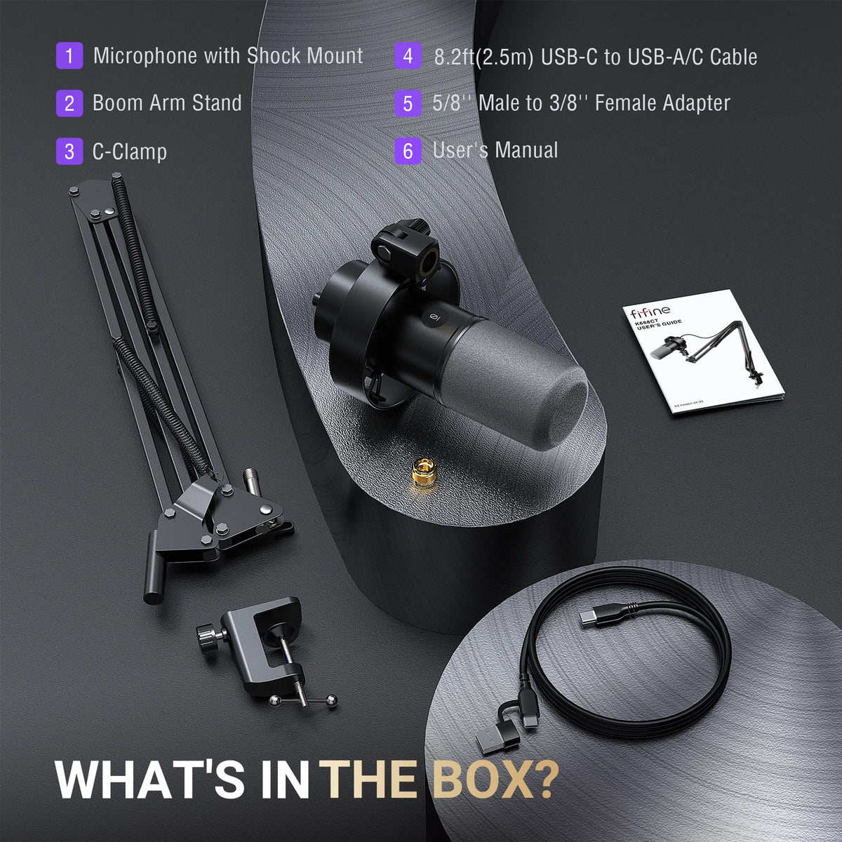 USB/XLR Dynamic Vocal Microphone Kit X473