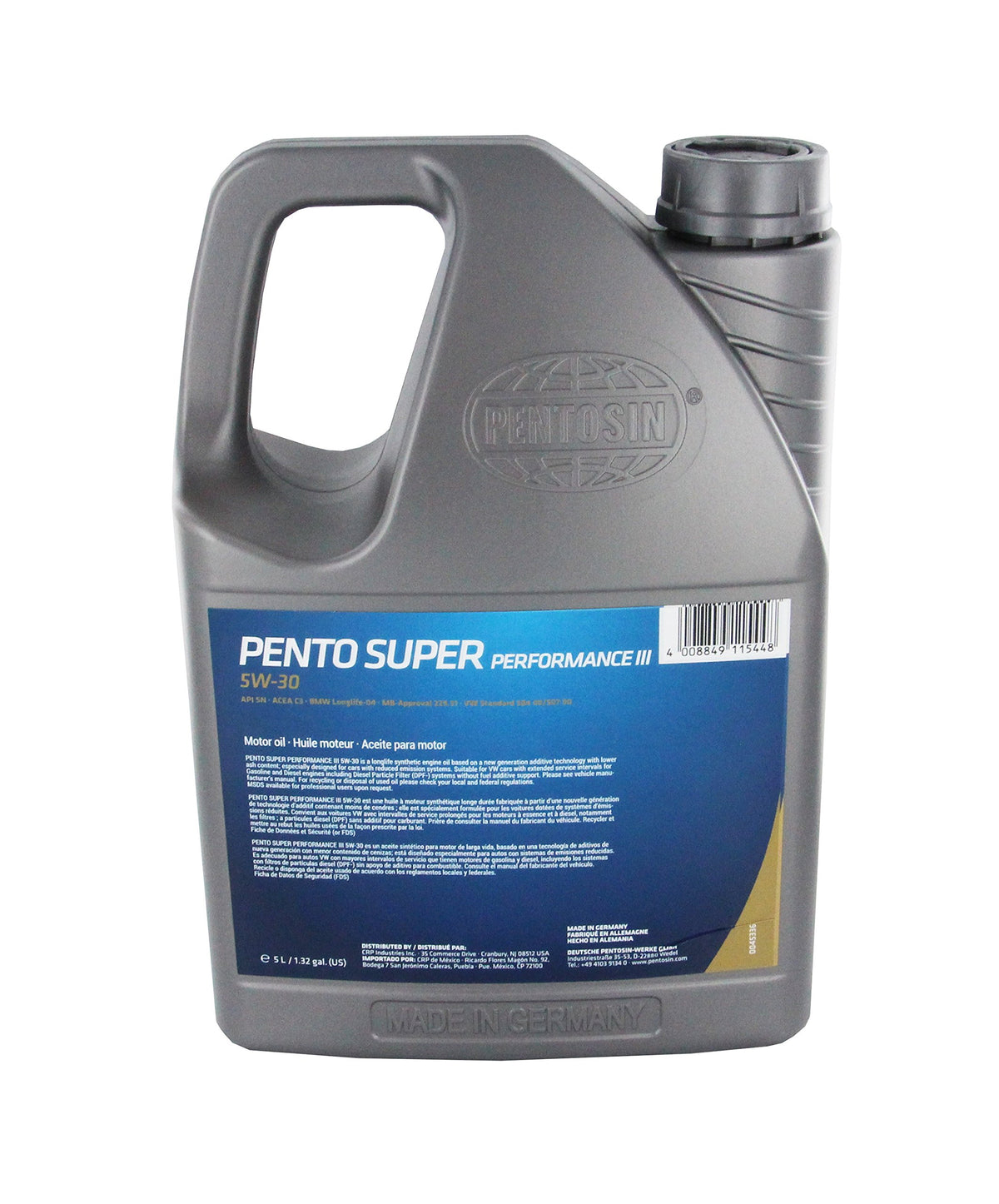5W-30 Full Synthetic Motor Oil 5 Liter L218
