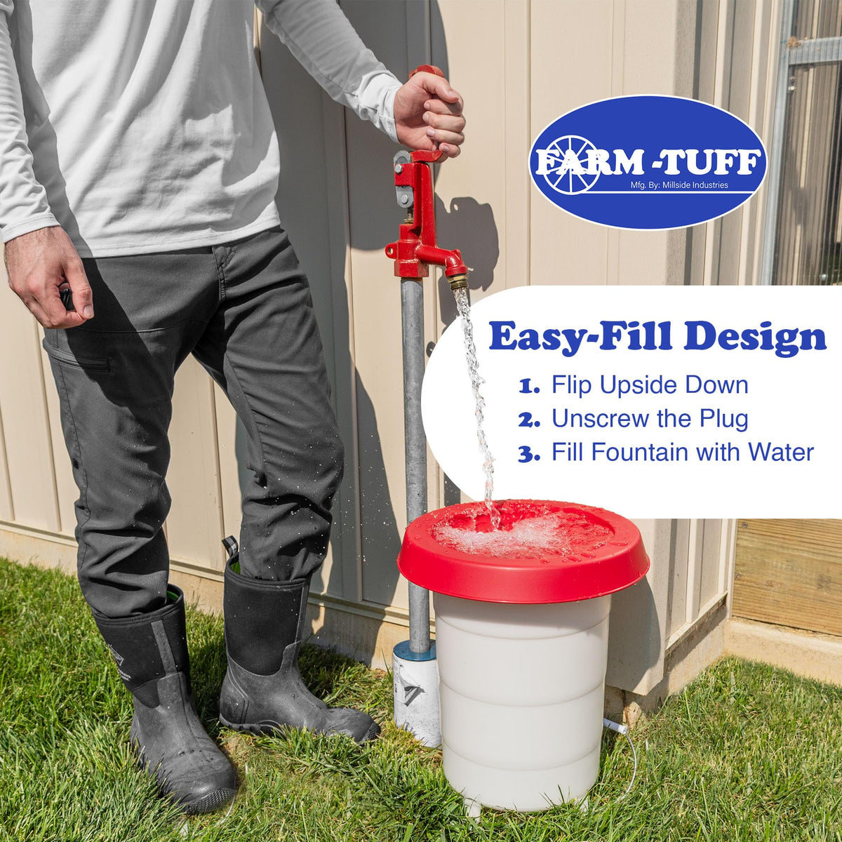 5 Gallon Plastic Poultry Waterer C3723