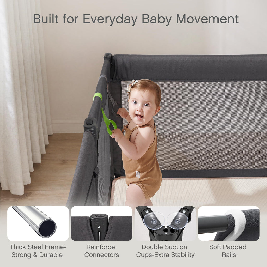 8-Panel Foldable Baby Playpen T48178
