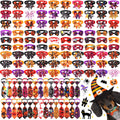 120 Pcs Dog Bow Tie Collar Set N5370