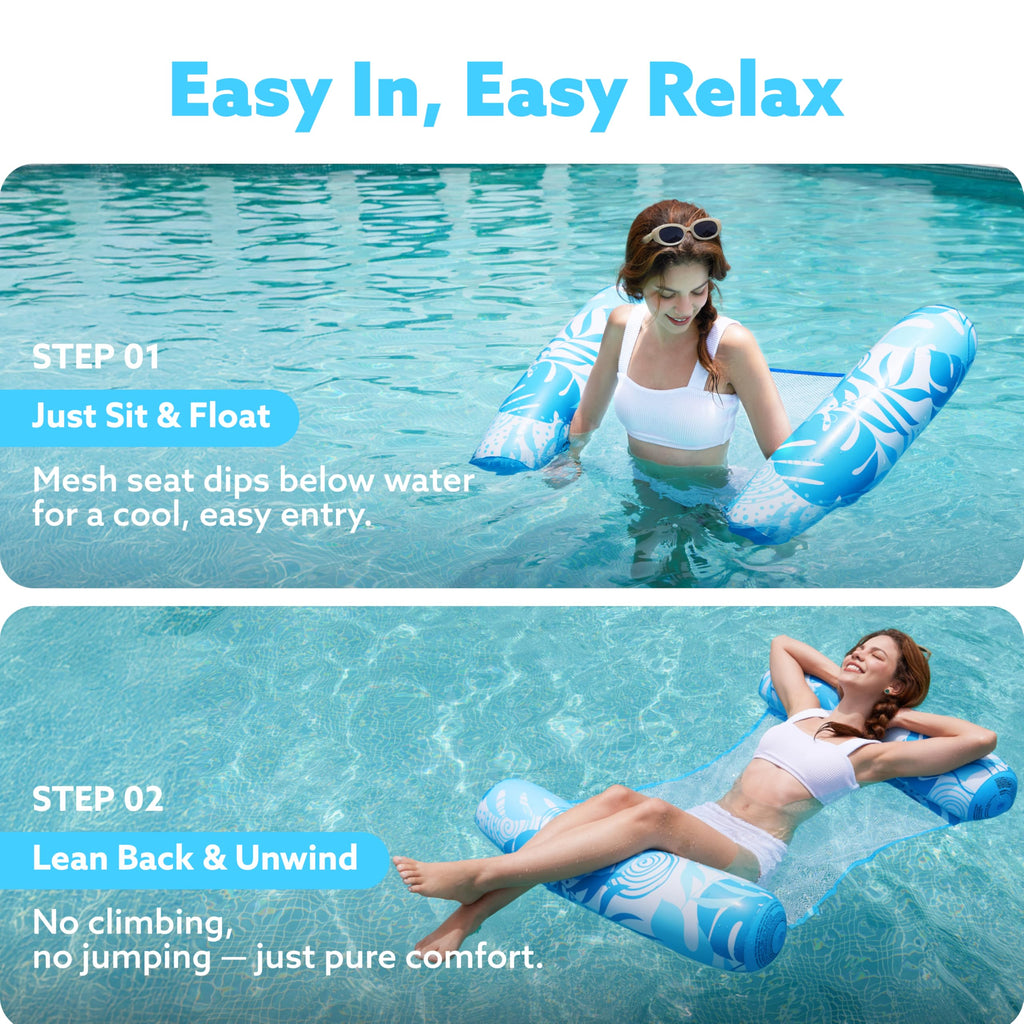 4 Packs Inflatable Pool Floats J818591